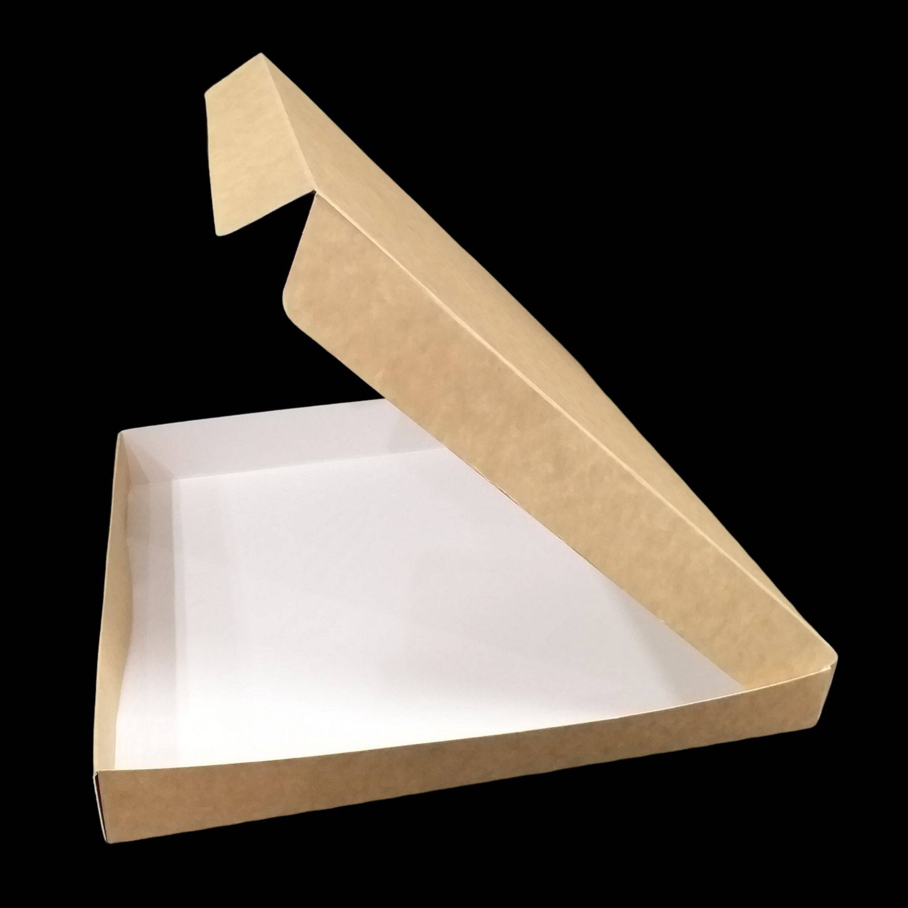 White Brown Paper Pizza Box 12"X12"X1.5" (Food Grade) CTN100