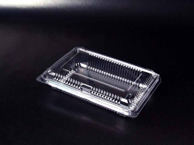 OPS-H1L RECTANGLE CLAMSHELL BOX WITH LOCK - (PACK50/PACK100/CTN1200)