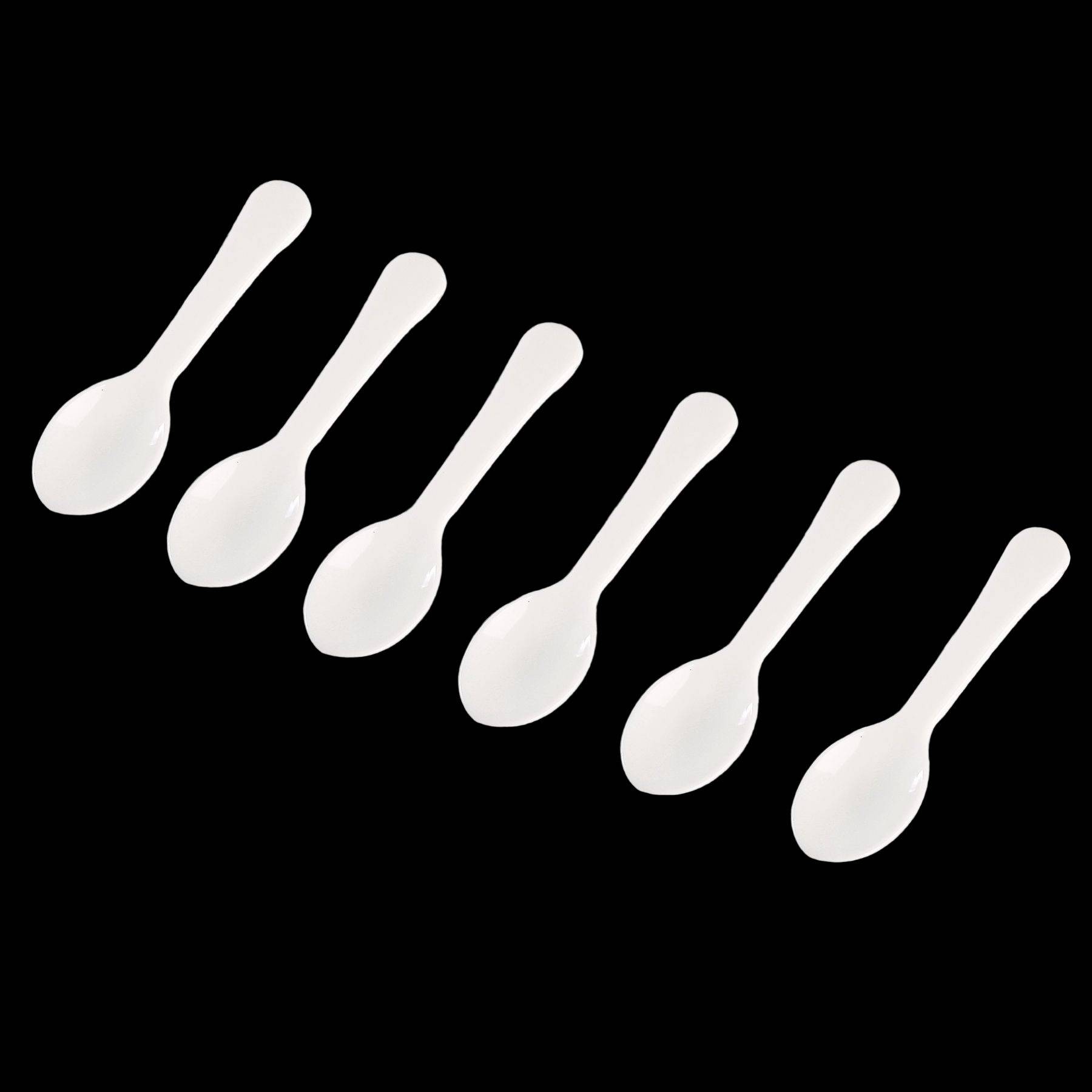 4" Plastic Mini Spoon PACK50/PACK200/CTN5000