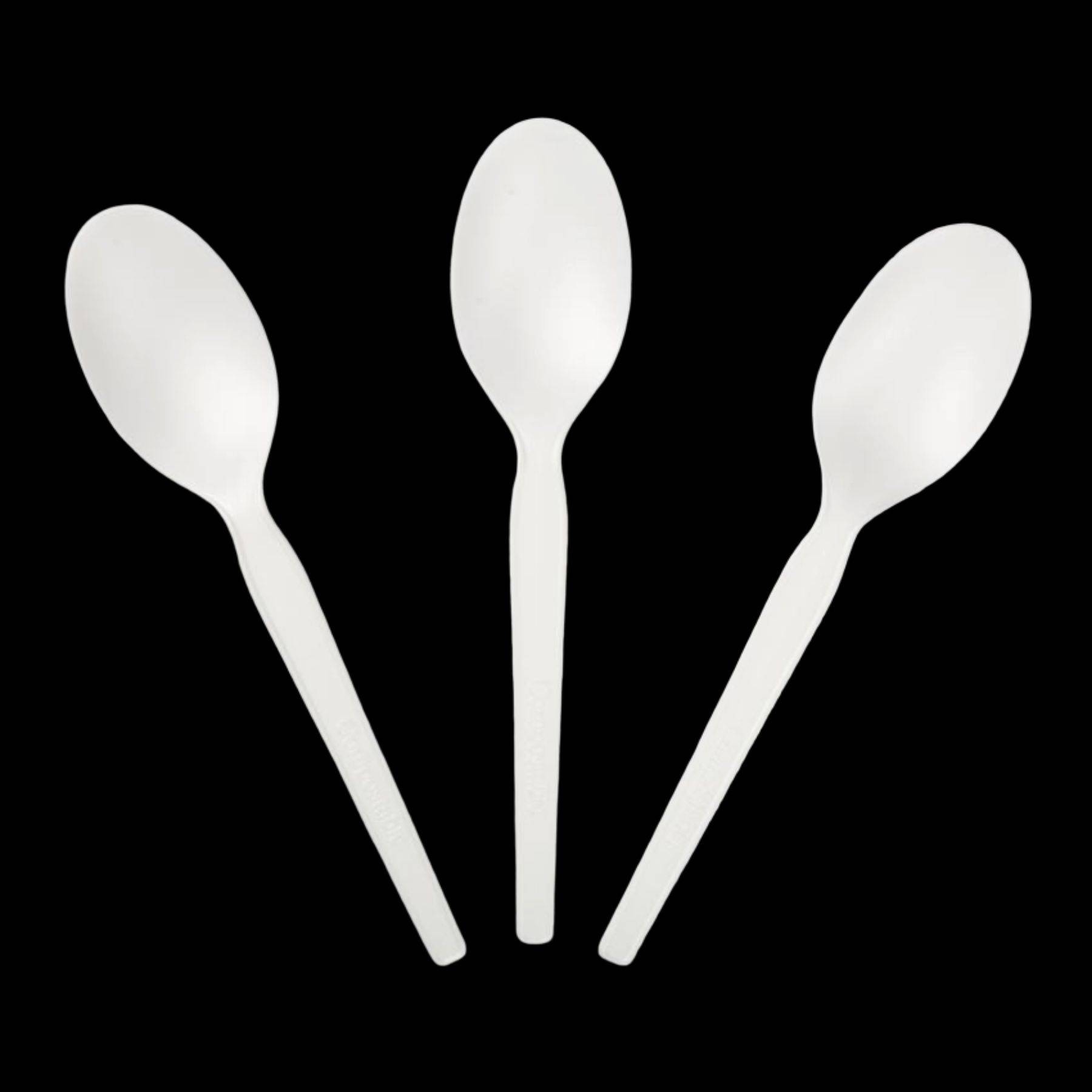 6.5" Lion White Plastic Spoon PACK50/CTN2000 (50PCS x 40PACK)