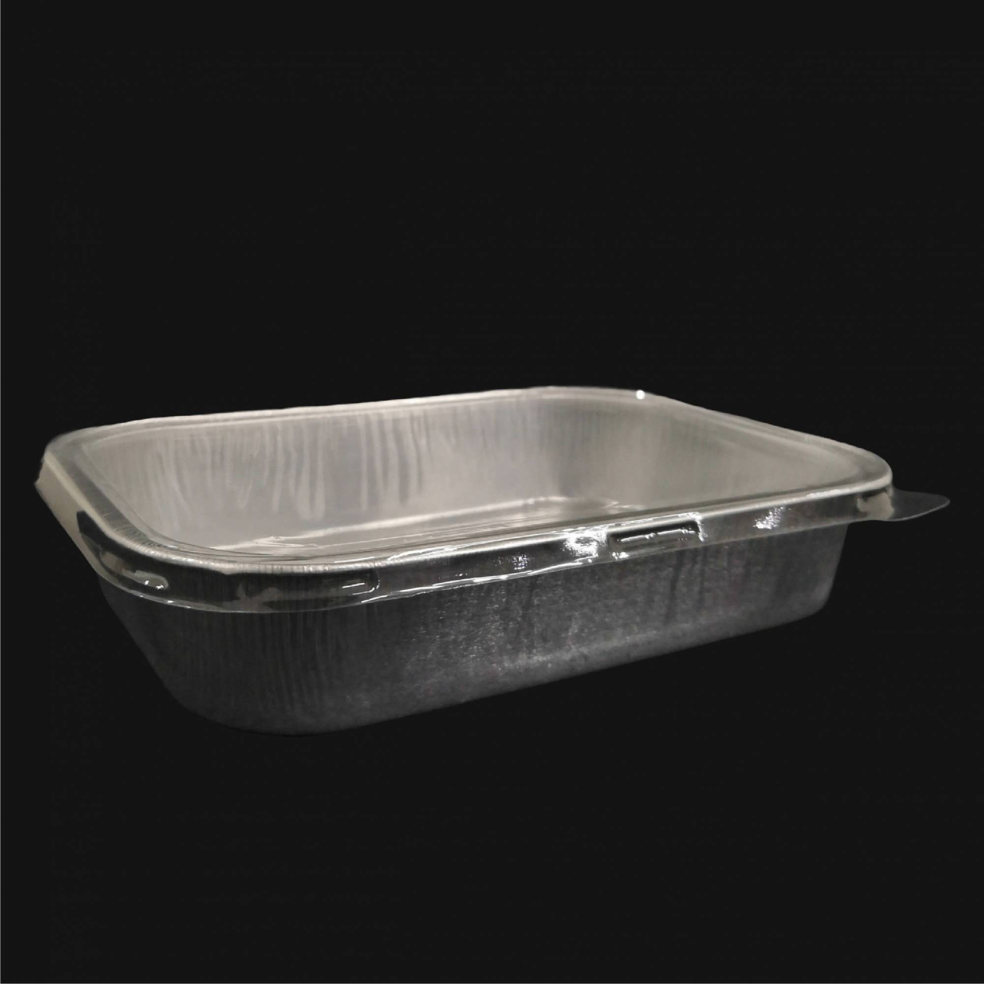 (4363P) ALUMINIUM REC. TRAY WITH LIDS (110X160)X(90X140) X30MM PACK5/CTN250 (50PACK X 5'S)