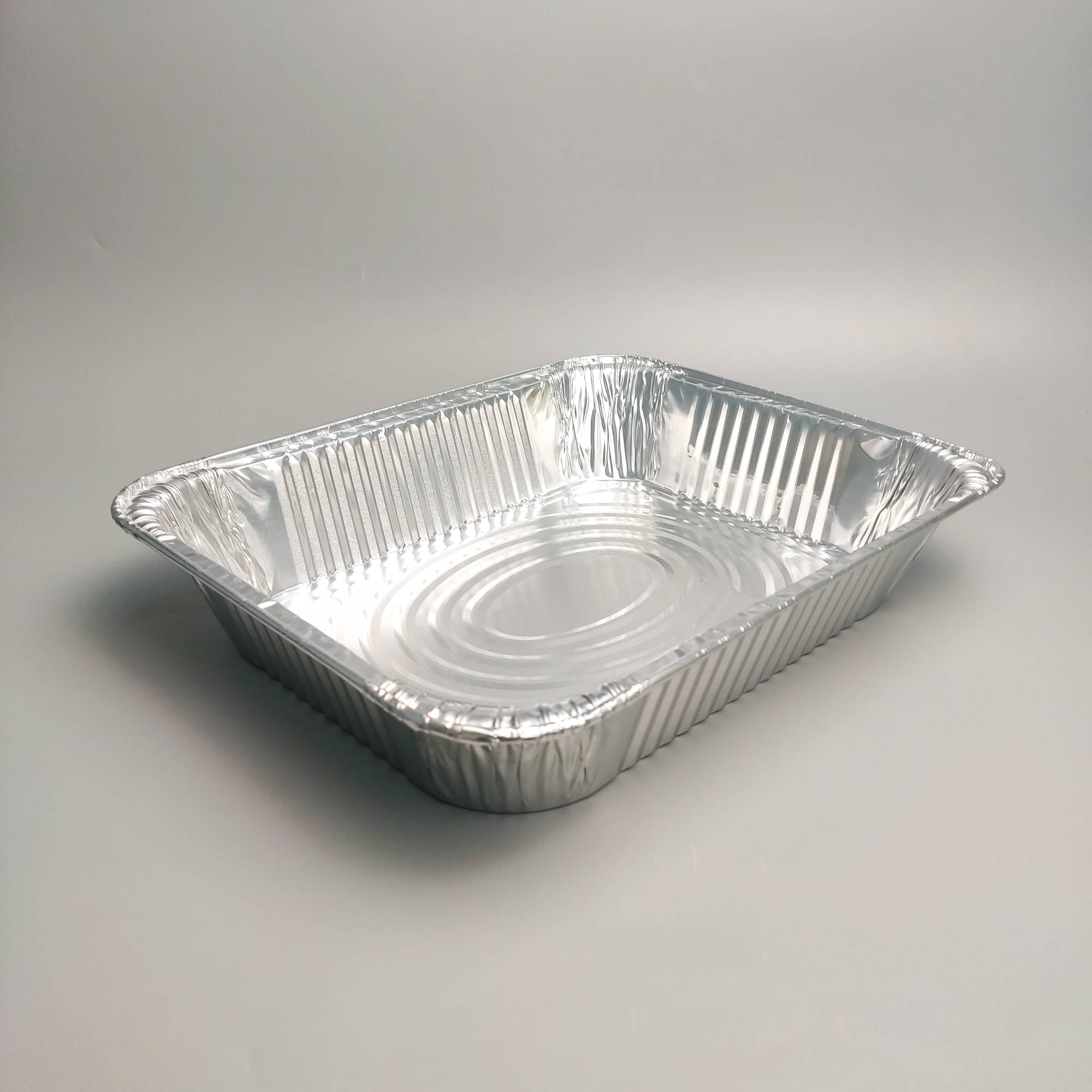 HALF TRAY CATERING ALUMINIUM (13" X 10"x 2.5") PACK5/CTN100(5'S)