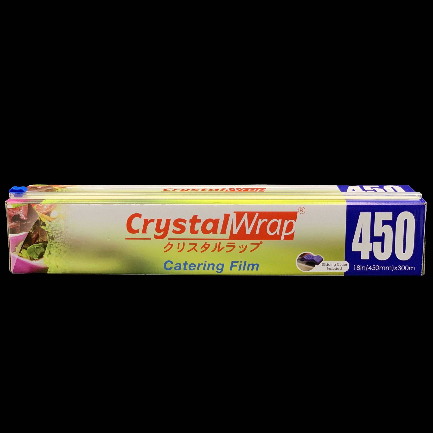 18' CrystalWrap Catering Film with Accessories 450mm X 300m ROLL1/CTN12