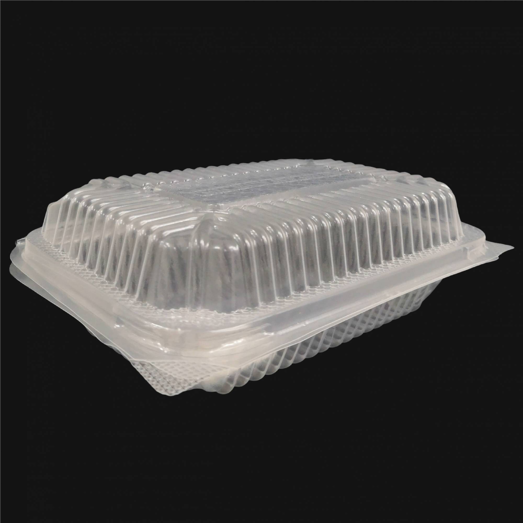 Small Flip Plastic Disposable Lunch Box Rectangular PACK100/CTN600